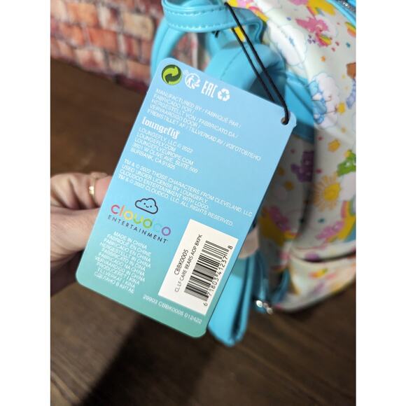 NWT Loungefly Care Bears AOP Backpack 40th Anniversary - Picture 9 of 14